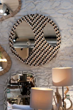 Wandspiegel Tahiti Ø67cm