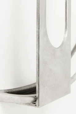 Wanduhr Clip Silber Ø60cm