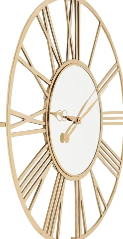 Wanduhr Giant Gold Ø120cm