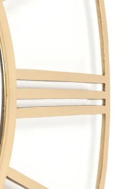 Wanduhr Giant Gold Ø120cm