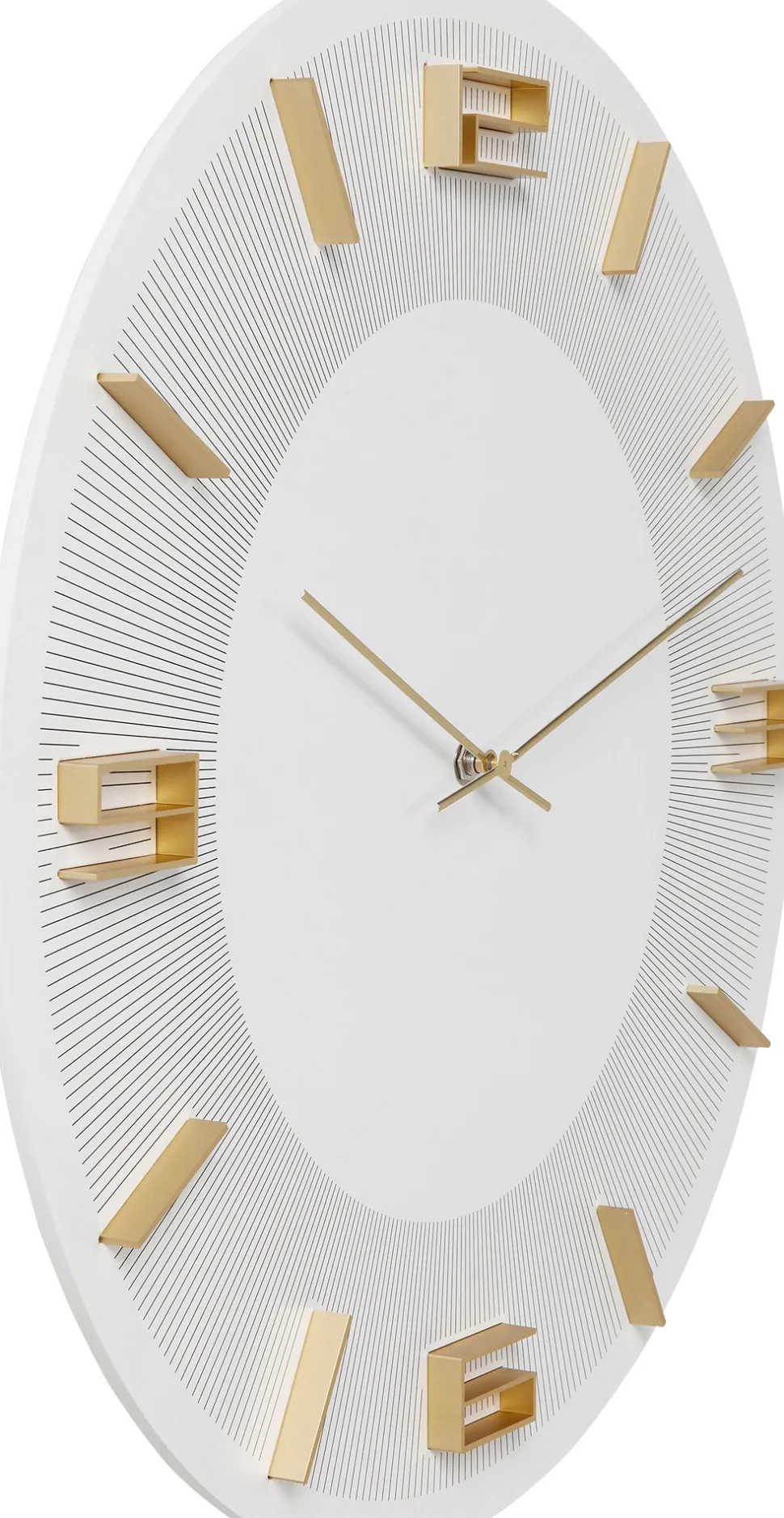 Wanduhr Leonardo Weiß/Gold ��49cm