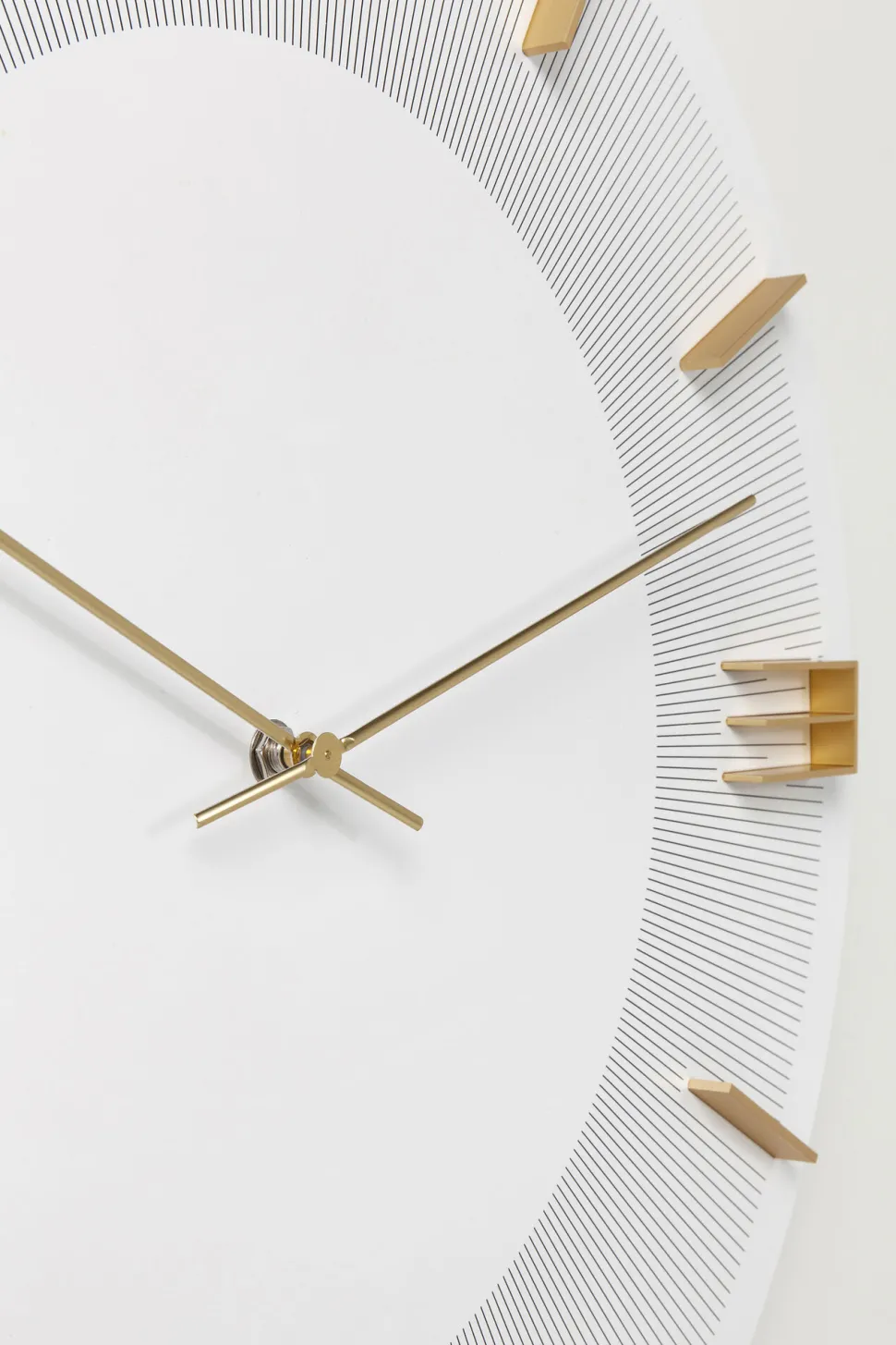 Wanduhr Leonardo Weiß/Gold ��49cm