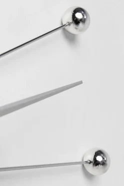 Wanduhr Like Umbrella Balls Chrome