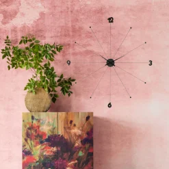 Wanduhr Like Umbrella Black