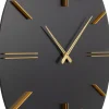 Wanduhr Luca Schwarz Ø70cm