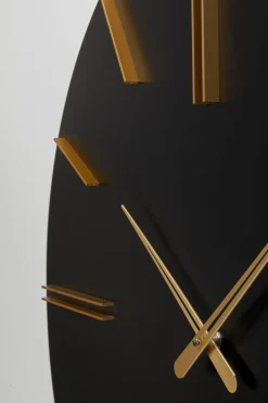Wanduhr Luca Schwarz Ø70cm