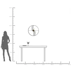 Wanduhr Strings Ø60cm