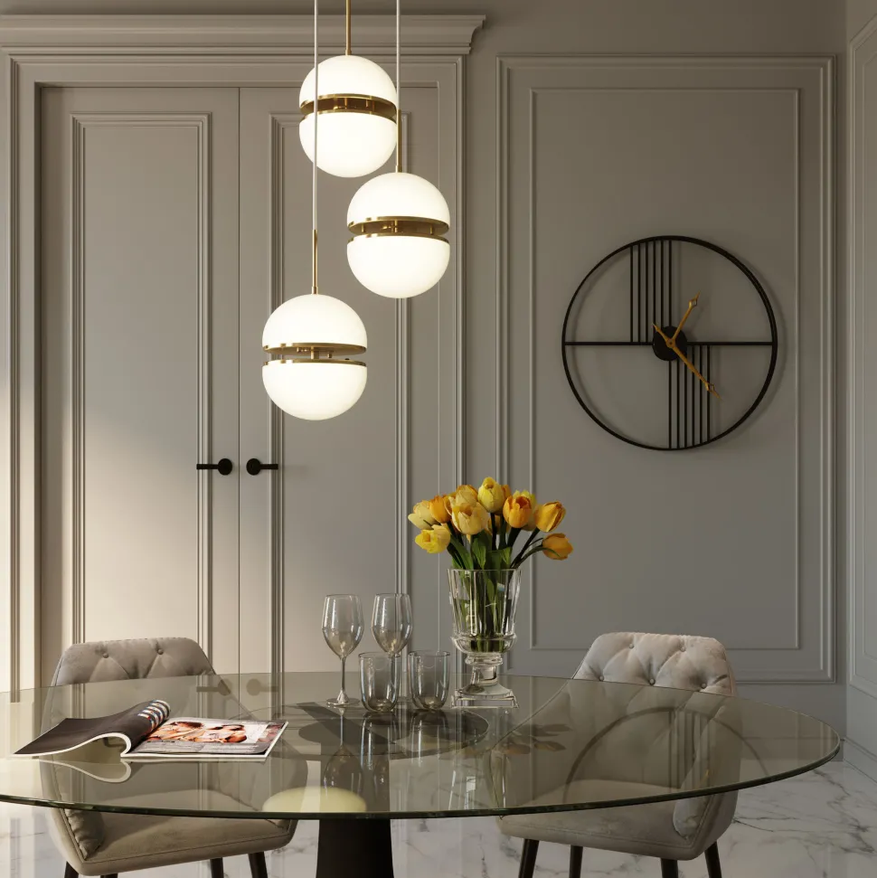 Wanduhr Strings Ø60cm