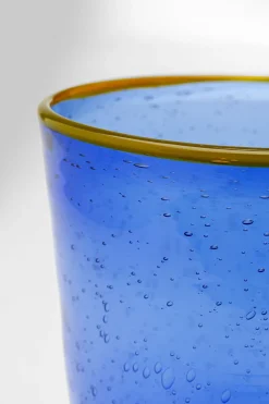 Wasserglas Bubbles Blau 14cm