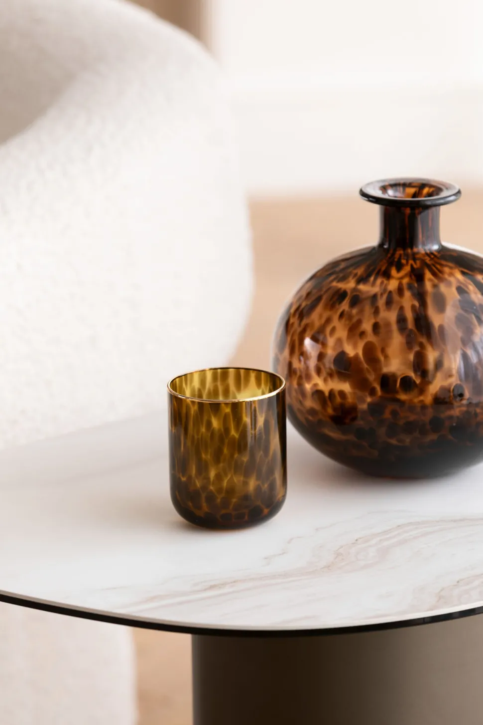 Wasserglas Caramel 10cm