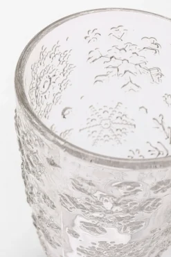 Wasserglas Ice Flowers Klar