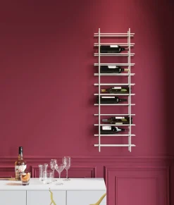 Weinregal Cape Town Hellgrau 45x136cm