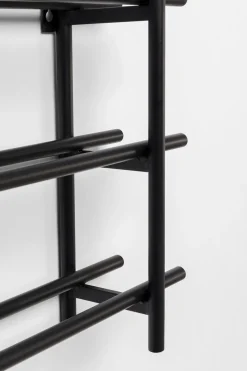 Weinregal Cape Town Schwarz 80x34cm