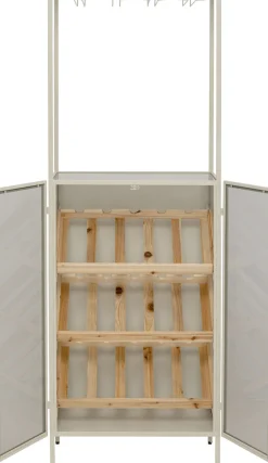 Weinregal Porto Bar Greige 60x170cm